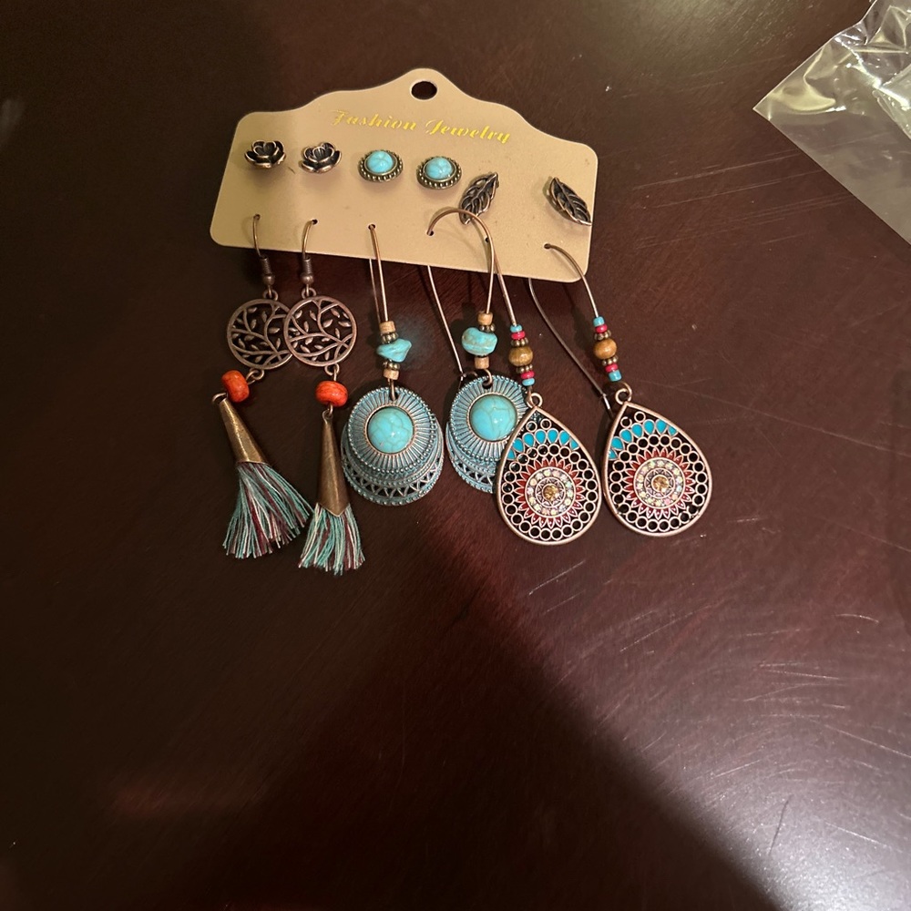 6 Piece Earring Set